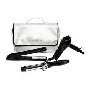 Cabello Professional Hair Tools- Cabello Prime 4 Piece Style/Travel Tool Kit